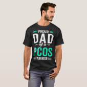 Stolzer Vater eines PCOS-Kriegeraufklärers T-Shirt (Vorne ganz)