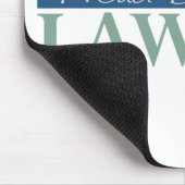 Stolzer Vater eines Rechtsanwalts Mousepad (Ecke)