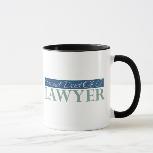 Stolzer Vater eines Rechtsanwalts Tasse (Rechts)