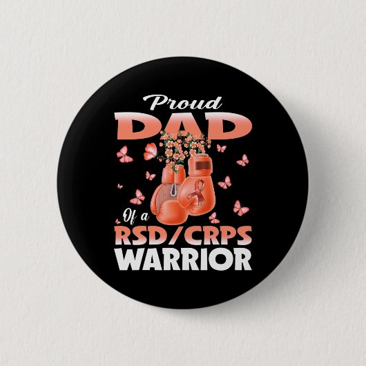 Stolzer Vater eines Rsd-Crps-Krieger-Bewusstseinsb Button (Vorderseite)