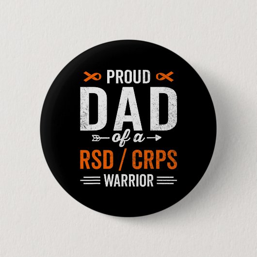Stolzer Vater eines Rsd-Crps-Kriegers überlebt Bew Button (Vorderseite)
