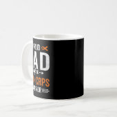 Stolzer Vater eines Rsd-Crps-Kriegers überlebt Bew Kaffeetasse (Vorderseite Links)