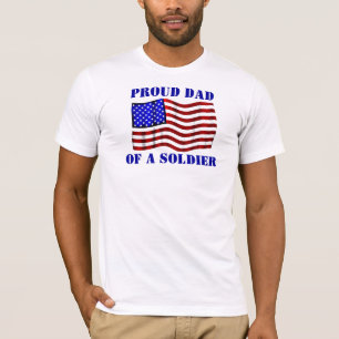 Stolzer Vater eines Soldat-T - Shirt