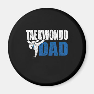 Stolzer Vater eines Taekwondo-Kämpfer Vater Gesche Magnet