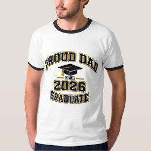 Stolzer Vater eines Universitätsabsolventen 2026 T-Shirt