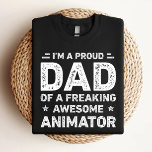 Stolzer Vater eines verdammt großartigen Animators T-Shirt
