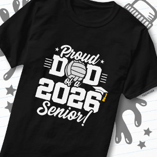 Stolzer Vater eines Volleyball-Absolventen 2026 T-Shirt