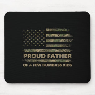 Stolzer Vater einiger Kinder lustiger Vatertag Cam Mousepad