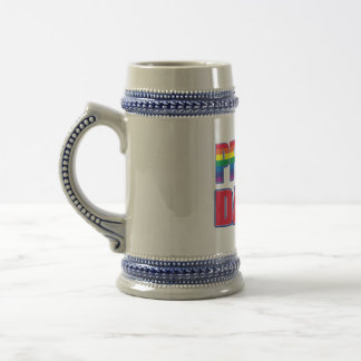 Stolzer Vater - Gay Pride Bierglas