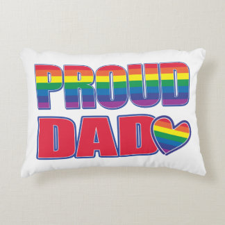 Stolzer Vater - Gay Pride Dekokissen