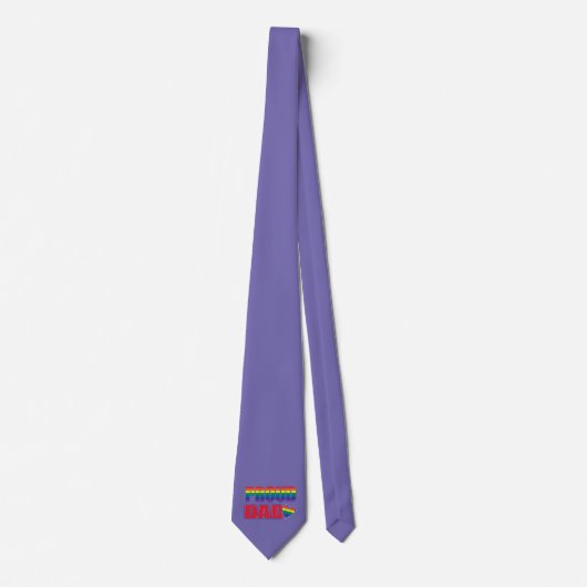 Stolzer Vater - Gay Pride Krawatte (Vorderseite)