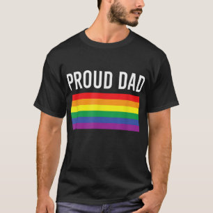 Stolzer Vater - Gay Pride LGBTQ Vater Eltern T-Shirt