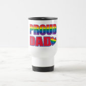 Stolzer Vater - Gay Pride Reisebecher (Mittel)