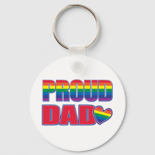 Stolzer Vater - Gay Pride Schlüsselanhänger