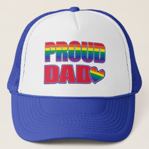 Stolzer Vater - Gay Pride Truckerkappe