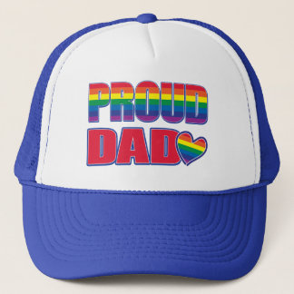 Stolzer Vater - Gay Pride Truckerkappe