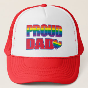 Stolzer Vater - Gay Pride Truckerkappe