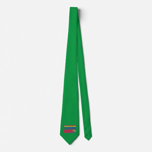 Stolzer Vater - Gay Pride Vater Krawatte (Vorderseite)