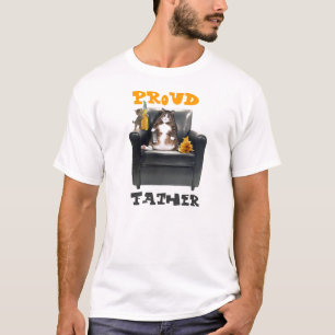 "Stolzer Vater-" Katzen-T - Shirt