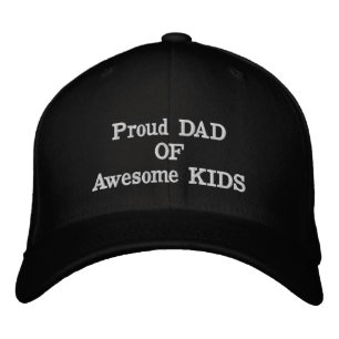 Stolzer Vater Phantastischer, bestickter Baseballk Bestickte Baseballkappe