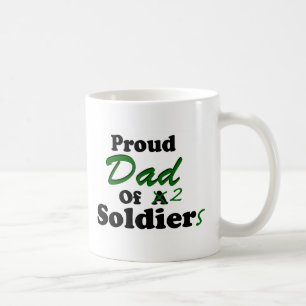 Stolzer Vater von 2 Soldaten Kaffeetasse