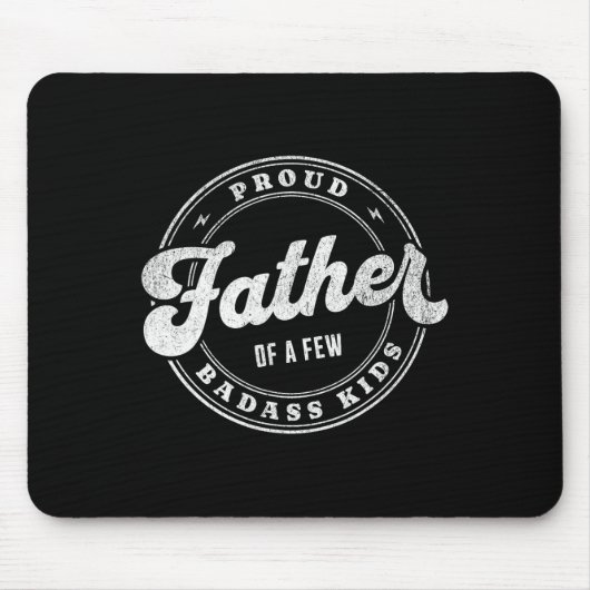 Stolzer Vater von ein paar schlechten Kindern Funn Mousepad (Vorne)