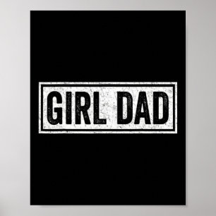 Stolzer Vater von Mädchen Phantastisches Shirt für Poster