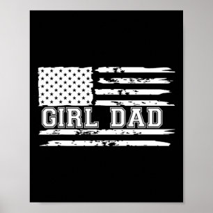 Stolzer Vater von Mädchen Vater von Mädchen Für Pa Poster