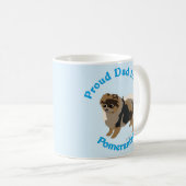 Stolzer Vater zu meinem Spitz Kaffeetasse (VorderseiteRechts)