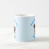 Stolzer Vater zu meinem Spitz Kaffeetasse (Mittel)