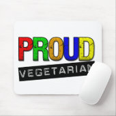 Stolzer Vegetarier Mousepad (Mit Mouse)