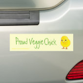 Stolzer Veggie-Küken-Auto-Autoaufkleber Autoaufkleber (Auf Auto)
