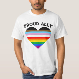 Stolzer Verbündeter Progress Pride T-Shirt