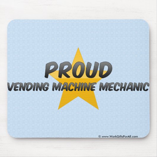 Stolzer Verkaufäutomat-Mechaniker Mousepad (Vorne)