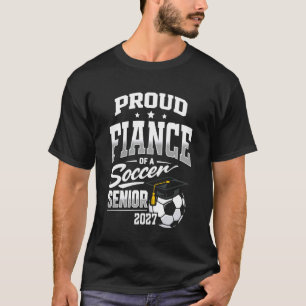 Stolzer Verlobter eines Fußball-Absolventen der Ab T-Shirt