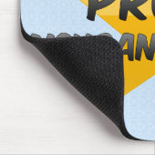 Stolzer Versicherungs-Agent Mousepad (Ecke)