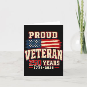 Stolzer Veteran 250 Jahre Amerika 1776 2026 Karte