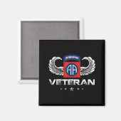 Stolzer Veteran des 82. Luftlandedivisions Fallsch Magnet (Vorderseite/Rückseite)