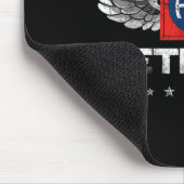 Stolzer Veteran des 82. Luftlandedivisions Fallsch Mousepad (Ecke)