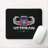 Stolzer Veteran des 82. Luftlandedivisions Fallsch Mousepad (Mit Mouse)