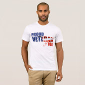 Stolzer Veteran von USA T-Shirt (Vorne ganz)