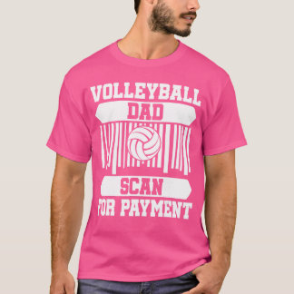 Stolzer Volleyball-Vater Vatertag Mädchen Junge lu T-Shirt