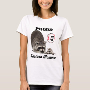 Stolzer Waschbär Momma T-Shirt