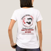 Stolzer Waschbär Momma T-Shirt (Rückseite)