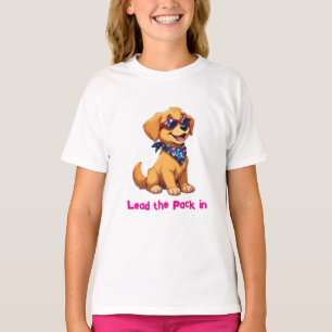 Stolzer Welpe – Patriotischer Golden Retriever 4. T-Shirt