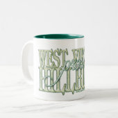 Stolzer West- Virginiahinterwäldler Zweifarbige Tasse (Vorderseite Links)