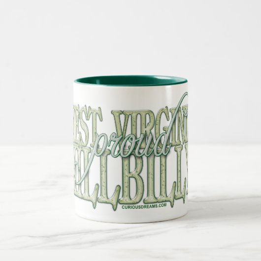 Stolzer West- Virginiahinterwäldler Zweifarbige Tasse (Mittel)