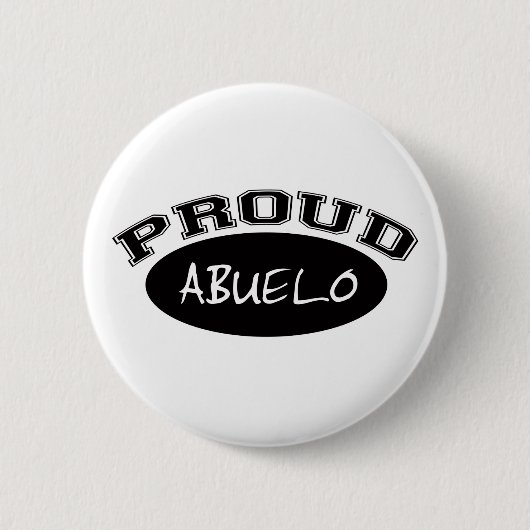 Stolzes Abuelo (Schwarzes) Button (Vorderseite)