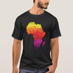 Stolzes Afrika afrikanisches Land Elephant Big Fiv T-Shirt