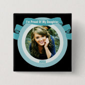 Stolzes älteres Foto Button (Vorderseite)